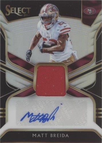 2018 Panini Select Matt Breida #MP-MB