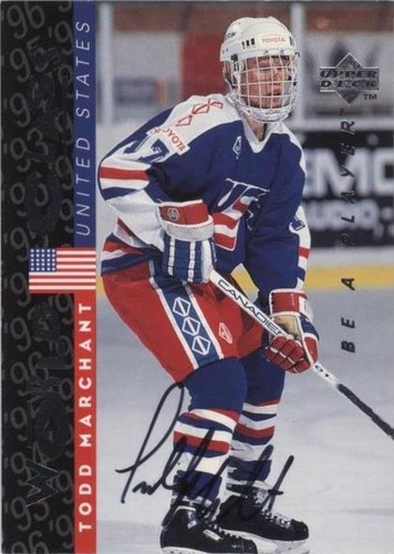 1995-96 Upper Deck Be a Player - Todd Marchant #S190