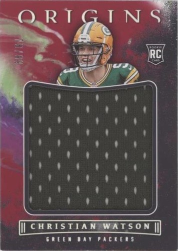 2022 Panini Origins Christian Watson #JUM-CWA