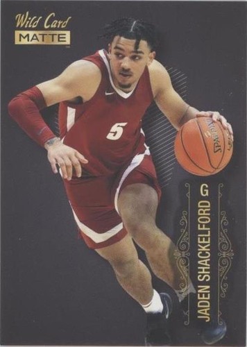 2022-23 Wild Card Matte Draft - Jaden Shackelford #MB-29
