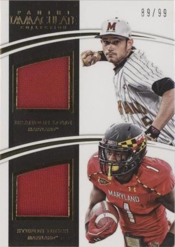 2015 Panini Immaculate Collection Collegiate - Brandon Lowe Stefon Diggs #24