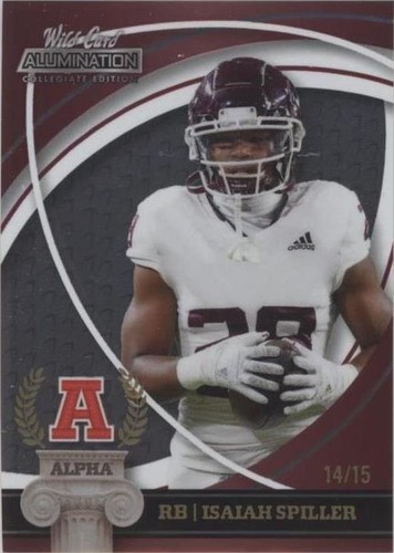 2021 Wild Card Alumination NIL Collegiate Edition Isaiah Spiller #ANA-11