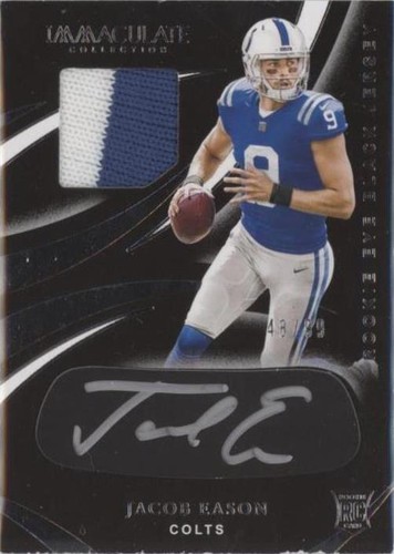 2020 Panini Immaculate Collection Jacob Eason #REB-5