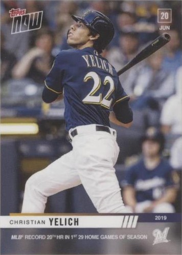 2019 Topps Now - Christian Yelich #409