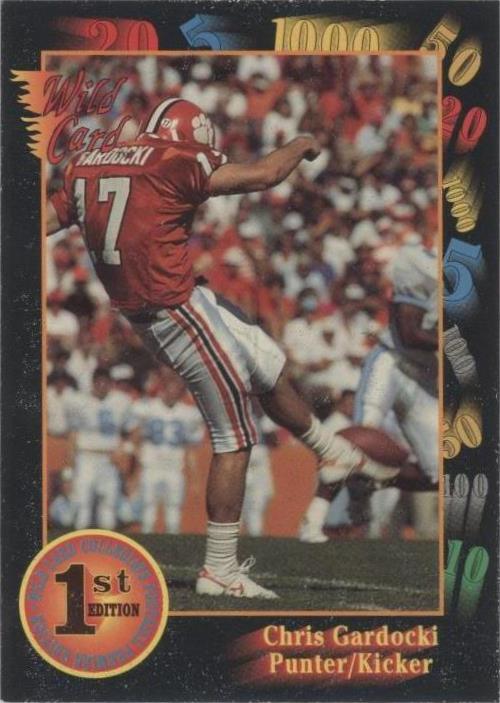 1991 Wild Card Draft Chris Gardocki #45