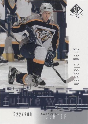 2000-01 SP Authentic - Greg Classen #149