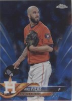 2018 Topps Chrome Sapphire Edition - Mike Fiers #184