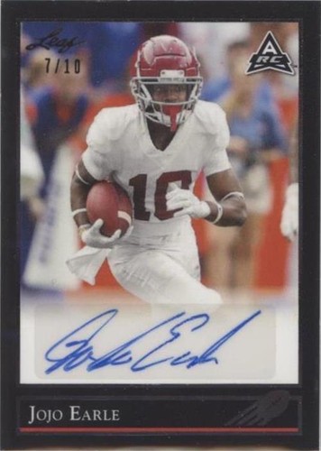 2021 Leaf Memories Jojo Earle #BG-JE1