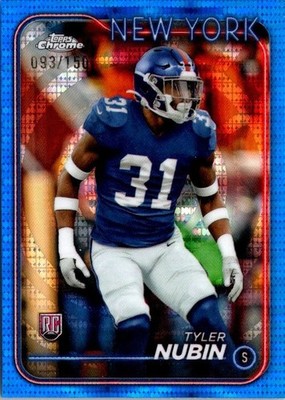 2024 Topps Chrome Tyler Nubin Blue Sonar Refractor /150 #283 RC Giants