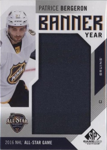 2016-17 SP Game Used - Patrice Bergeron #BAS-PB
