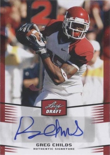 2012 Leaf Draft Greg Childs #GC1