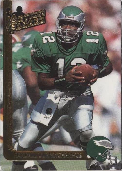 Randall Cunningham #204 1991 lleno de acción