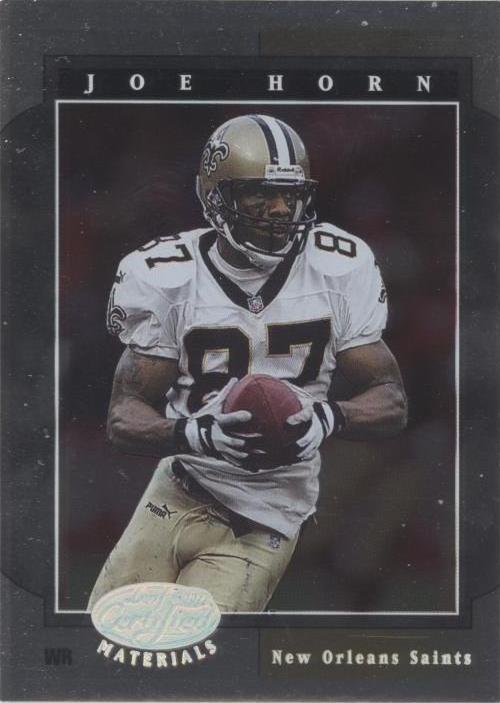 2001 Leaf Certified Materials Joe Horn #50