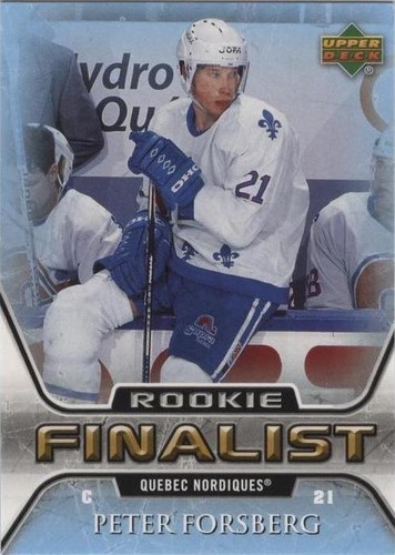 2005-06 Upper Deck NHL Finalist - Peter Forsberg #87