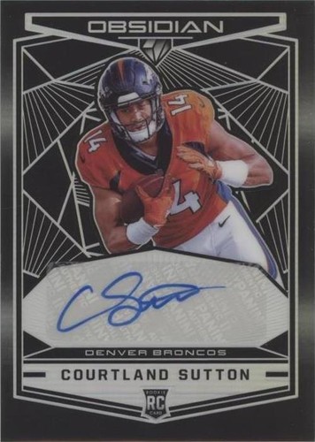 2018 Panini Obsidian Courtland Sutton #RKA-CS