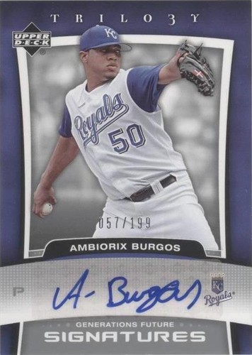 2005 Upper Deck Trilogy - Ambiorix Burgos #FU-AB