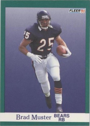 1991 Fleer Brad Muster #224