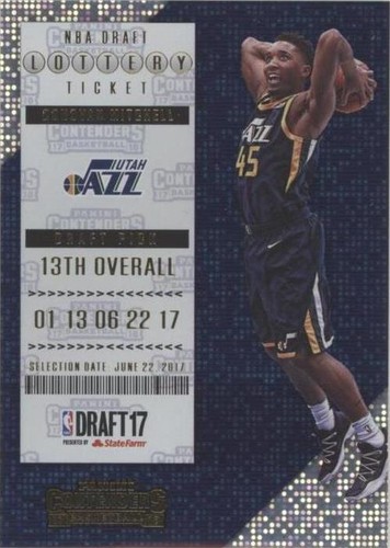 DONOVAN MITCHELL 2017-18 PANINI FLAWLESS AUTO PATCH ROOKIE