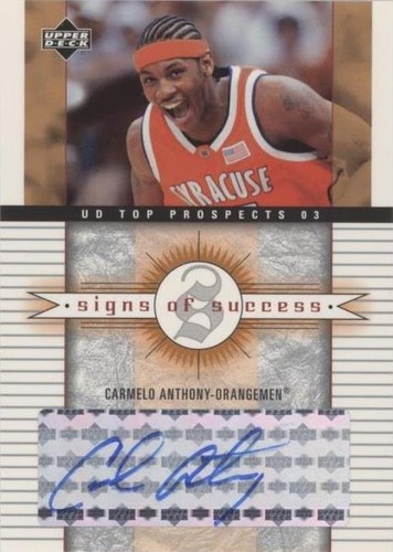 2003-04 Upper Deck UD Top Prospects - Carmelo Anthony #SS-CA