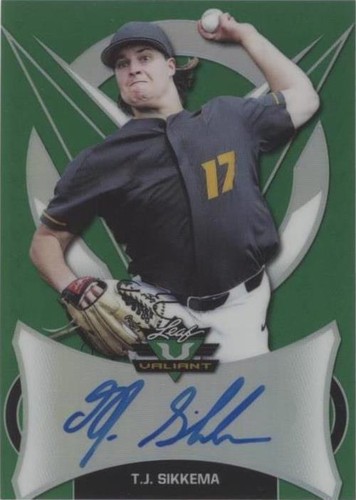 2019 Leaf Valiant - T.J. Sikkema #BA-TJS