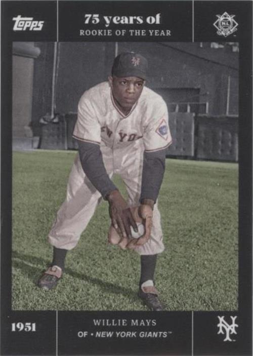2022 Topps MLB Rookie of the Year 75th Anniversary - Willie Mays #2