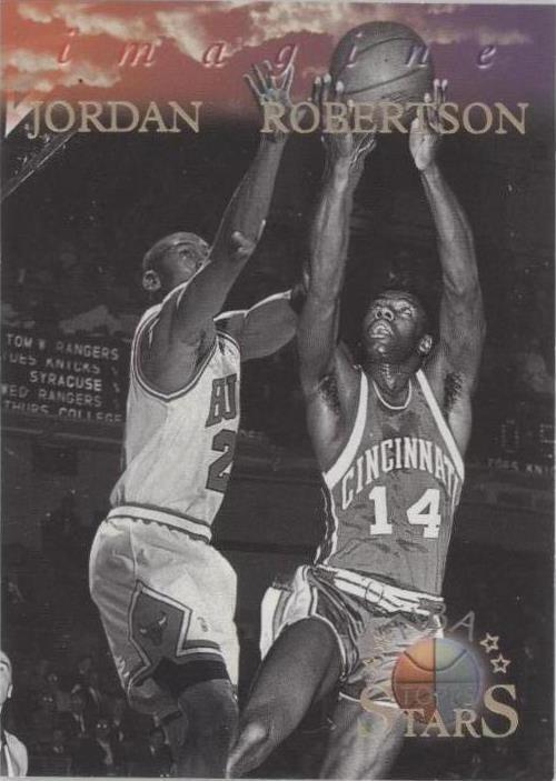1996 Topps Stars Michael Jordan Oscar Robertson #I-6 Basketball Card