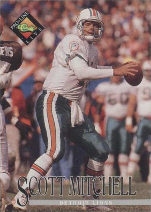 1994 Classic Pro Line Live Scott Mitchell #43