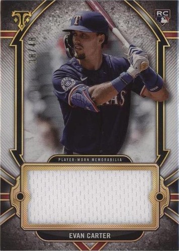 2024 Topps Triple Threads - Evan Carter #SJR-EC