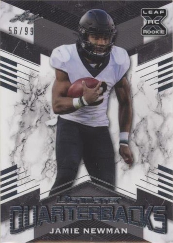 2021 Leaf Ultimate Quarterback Jamie Newman #UQ-10