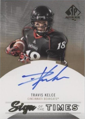 2013 SP Authentic Travis Kelce #ST-KE