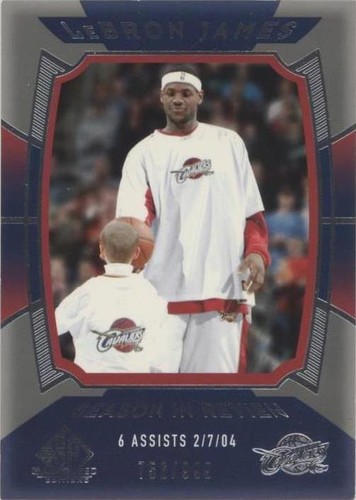 2004-05 SP Game Used - LeBron James #151