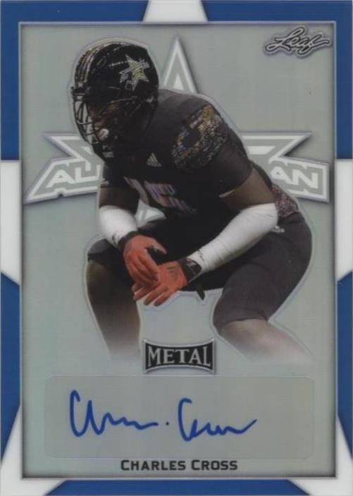 2019 Leaf Metal U.S. Army All-American Bowl Charles Cross #BA-CC1