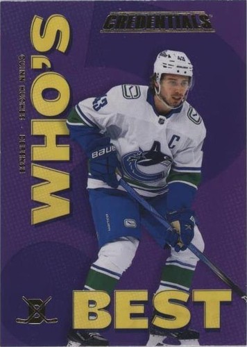 2023-24 Upper Deck Credentials - Quinn Hughes #WB-QH