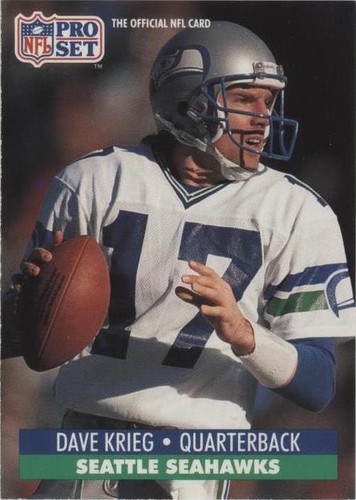 1991 Pro Set Dave Krieg #664