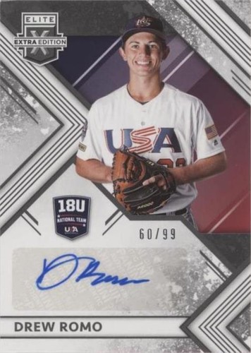 2018 Panini Elite Extra Edition - Drew Romo #18U-DR