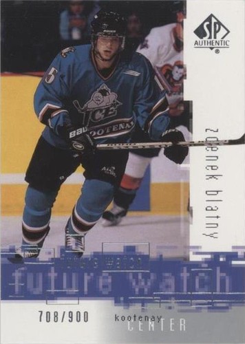 2000-01 SP Authentic - Zdenek Blatny #126
