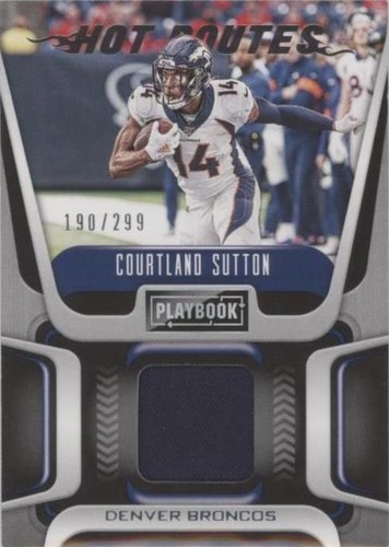 2020 Panini Playbook Courtland Sutton #HR-CS