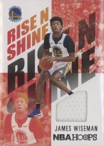 2020-21 Panini NBA Hoops - James Wiseman #RNS-JWS