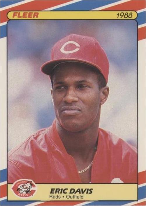1988 Fleer edição limitada beisebol superestrelas - Eric Davis #11