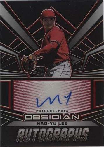 2023 Panini Chronicles HAO-YU LEE TITAN RED WAVE PRIZM