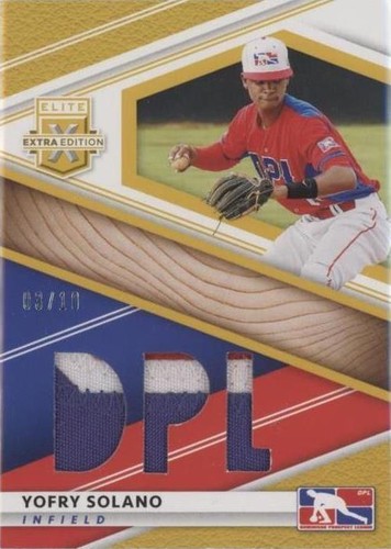 2020 Panini Elite Extra Edition - Yofry Solano #DPM-YS