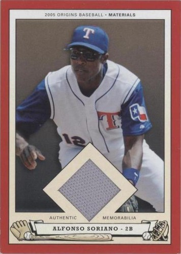 2005 Upper Deck Origins - Alfonso Soriano #PB-AS