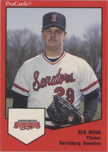 1989 ProCards Minor League Team Sets - Ben Webb #311
