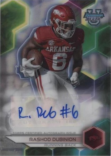 2023 Bowman's Best University Rashod Dubinion #BOA-RDU