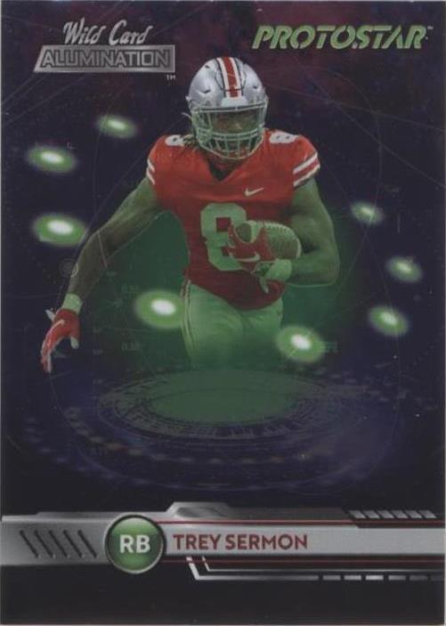 2021 Wild Card Alumination Trey Sermon #PS-21