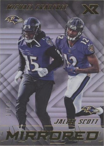 2018 Panini XR Jaleel Scott Michael Crabtree #M-35