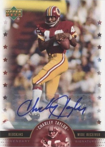 2005 Upper Deck NFL Legends Charley Taylor #LS-CT