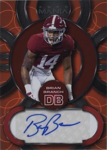 2022 Wild Card Auto Mania Retail Brian Branch #AM-C6