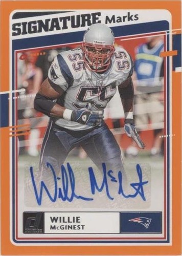 2020 Panini Donruss Willie McGinest #SM-WM