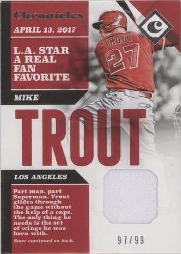2017 Panini Chronicles - Mike Trout #CS-MT